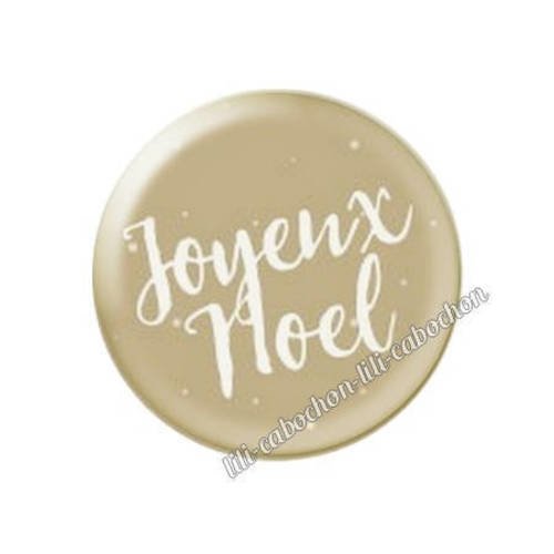 Cabochon résine a coller 25 mm noël bba72