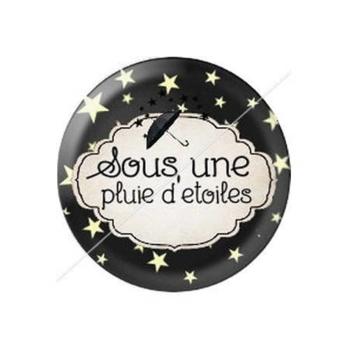 Cabochon résine a coller 25 mm pour maman pluie d'étoiles fée 2 