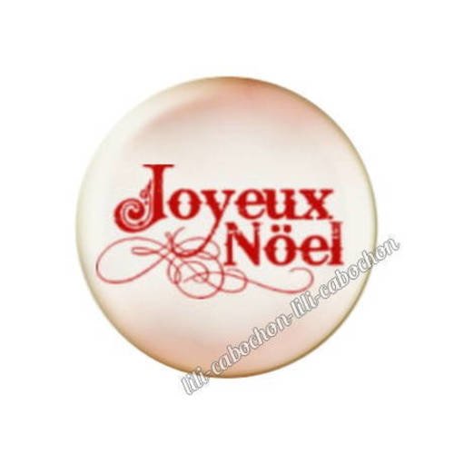 Cabochon résine a coller 25 mm noël  ca103