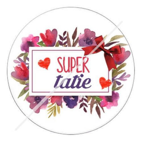 Cabochon résine a coller 25 mm pour tata tatie s4 