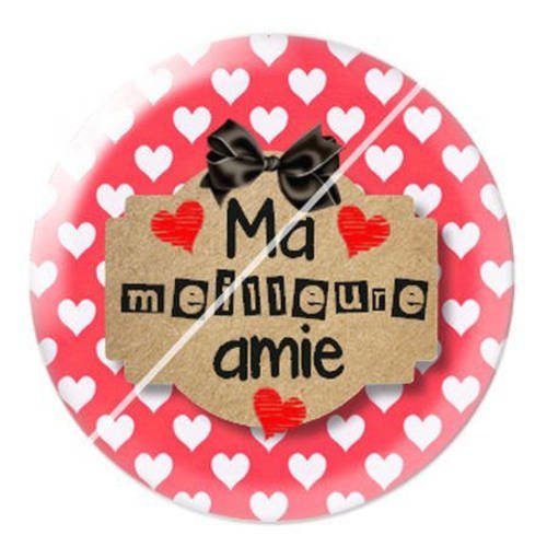 Cabochon résine a coller 25 mm ma meilleure amie 24 
