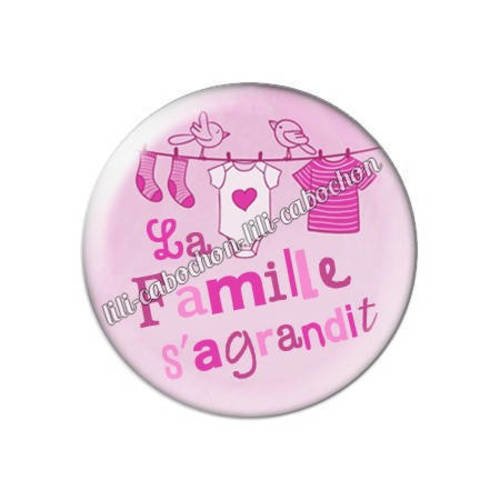 Cabochon résine a coller 25 mm la famille d'agrandit 11