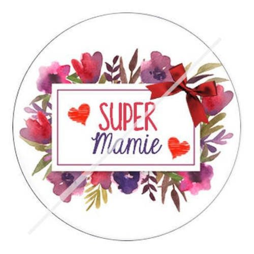 Cabochon résine a coller 25 mm pour mamie s4 