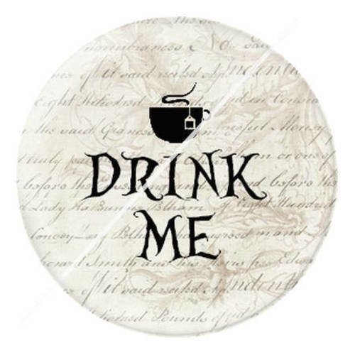 Cabochon résine a coller 25 mm à alice 14 