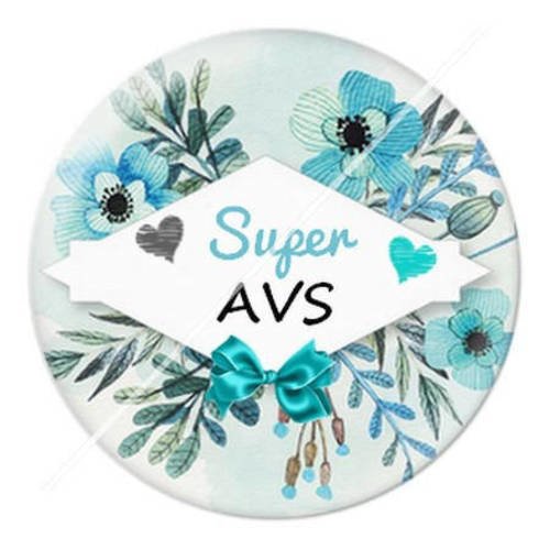 Cabochon résine a coller 25 mm pour avs b6 