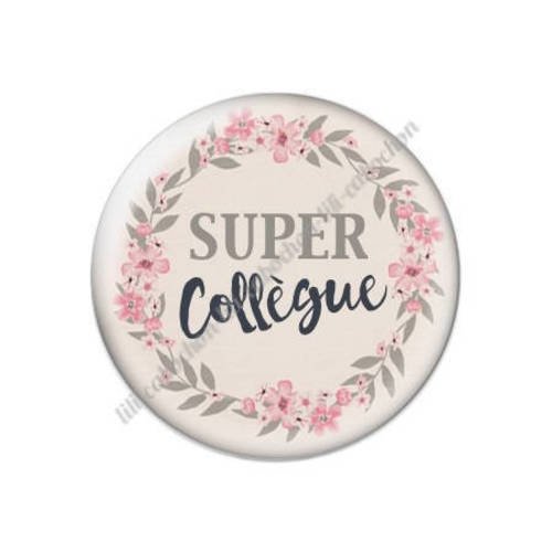 Cabochon résine a coller 25 mm super collègue 50 