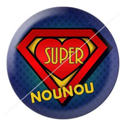 Cabochon résine a coller 25 mm nounou g11 