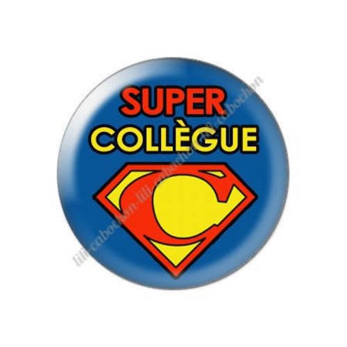 Cabochon résine a coller 25 mm super collègue 57 