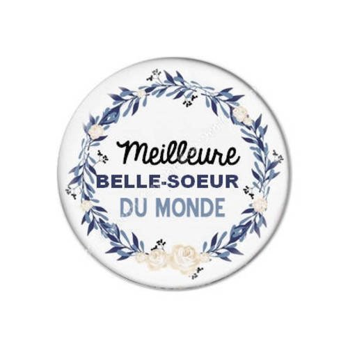 Cabochon résine a coller 25 mm belle-soeur 2 