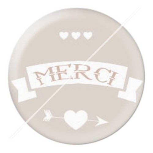 Cabochon résine a coller 25 mm merci 4 