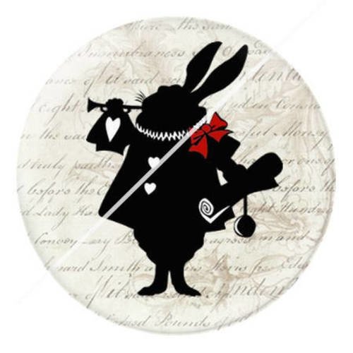 Cabochon résine a coller 25 mm à alice 1 