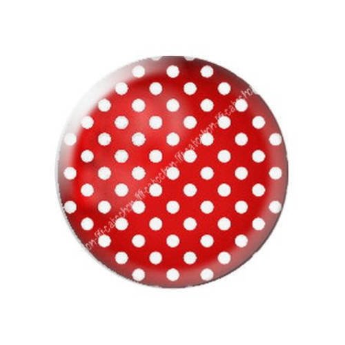 Cabochon résine a coller 25 mm si le loup y était... petit chaperon rouge 2