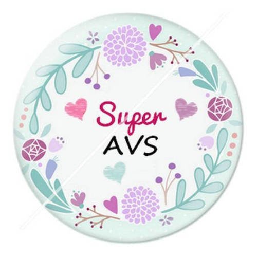 Cabochon résine a coller 25 mm pour avs b14 