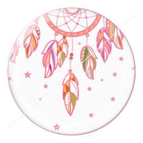 Cabochon résine a coller 25 mm thème ethnique attrape rêve 13 