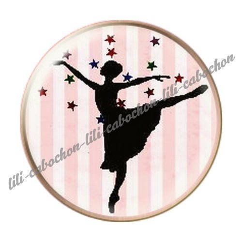 Cabochon résine a coller 20 mm danseuse étoile ballerine 4