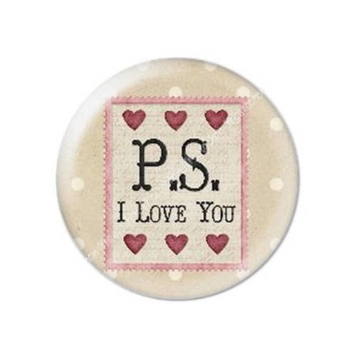 Cabochon résine a coller 25 mm saint valentin cupidon 13 