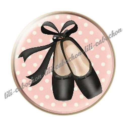 Cabochon résine a coller 25 mm danseuse étoile ballerine 10 