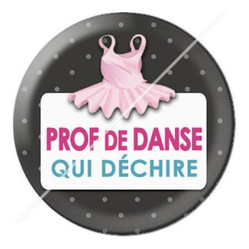 Cabochon résine a coller 25 mm prof de danse 5 