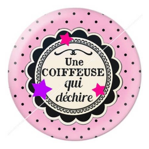 Cabochon résine a coller 25 mm coiffeuse coiffure 3 