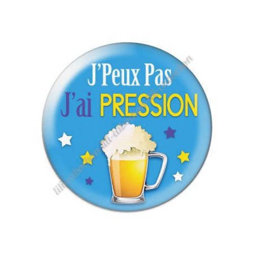 Cabochon résine a coller 25 mm j'peux pas j'ai pression 