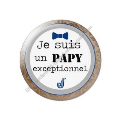 Cabochon résine a coller 25 mm papy o25 