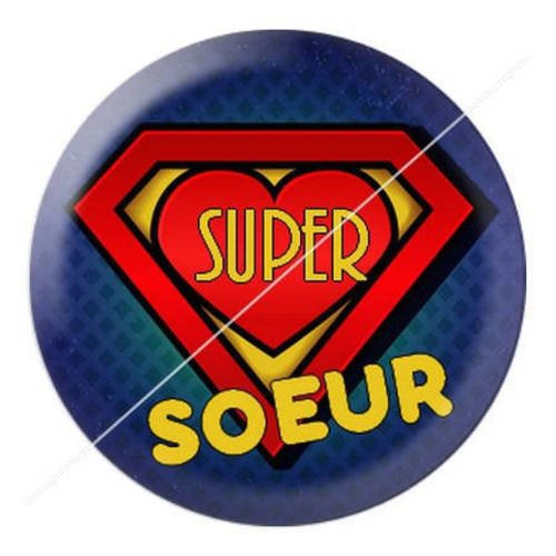 Cabochon résine a coller 25 mm pour soeur 