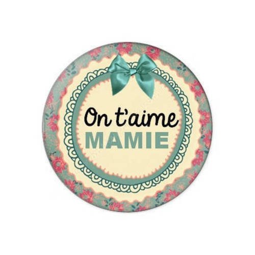Cabochon résine a coller 25 mm pour mamie f8 