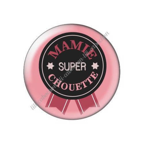 Cabochon résine a coller 25 mm  mamie m17 