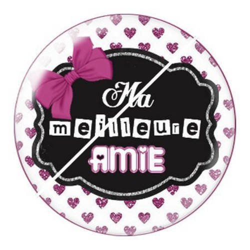Cabochon résine a coller 25 mm ma meilleure amie 11 