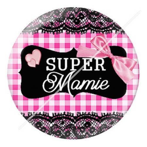 Cabochon résine a coller 25 mm pour mamie b1 