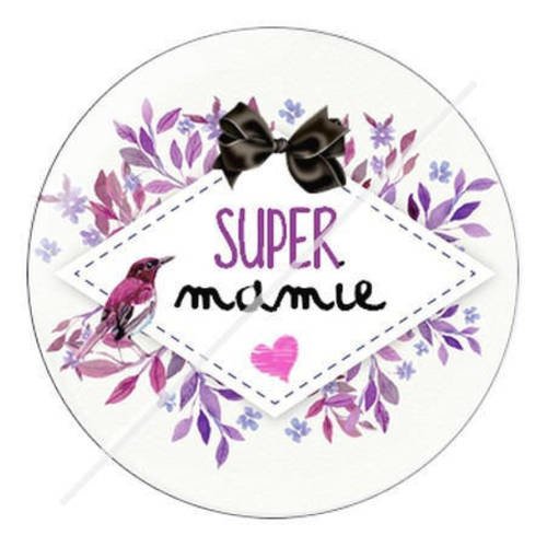 Cabochon résine a coller 25 mm pour mamie s3 