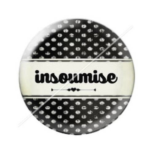 Cabochon résine a coller 25 mm madame 7 