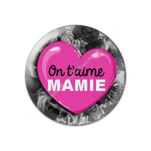 Cabochon résine a coller 25 mm pour mamie f2 