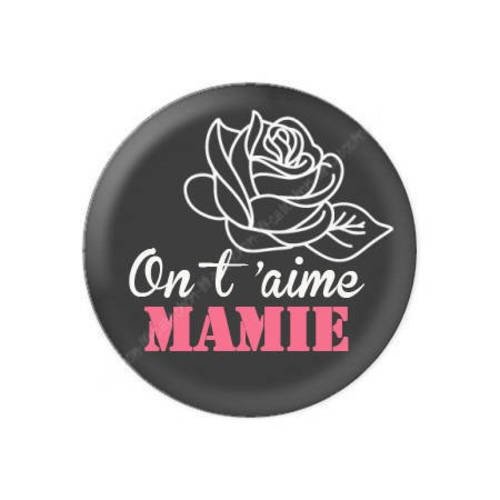 Cabochon résine a coller 25 mm pour mamie f55 