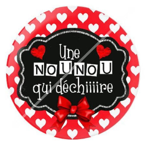 Cabochon résine a coller 25 mm pour nounou b13 