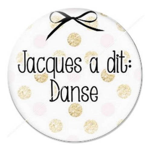 Cabochon résine a coller 25 mm jacques a dit 7 