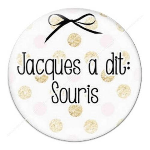 Cabochon résine a coller 25 mm jacques a dit 1 
