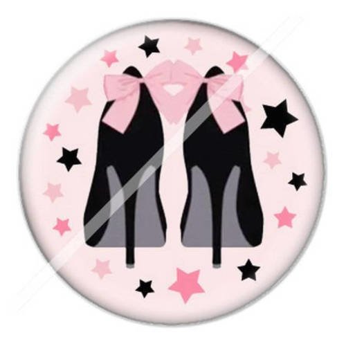 Cabochon résine a coller 25 mm pour maman f5 