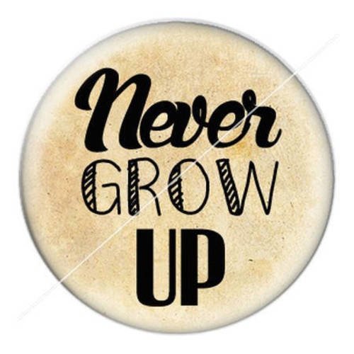 Cabochon résine a coller 25 mm peter pan never grow up 4 
