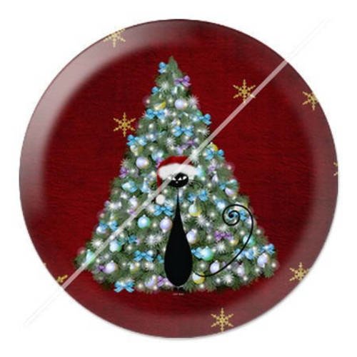 Cabochon résine a coller 25 mm noël g5 