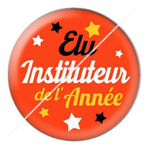 Cabochon résine a coller 25 mm pour instituteur 8 