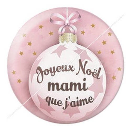 Cabochon résine a coller 25 mm joyeux noël bonnes fêtes mami 