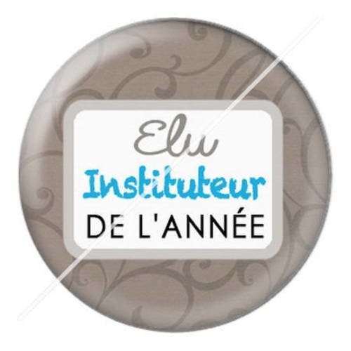 Cabochon résine a coller 25 mm pour instituteur 7 