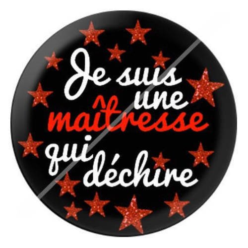 Cabochon résine a coller 25 mm pour ma maîtresse qui déchire 9 