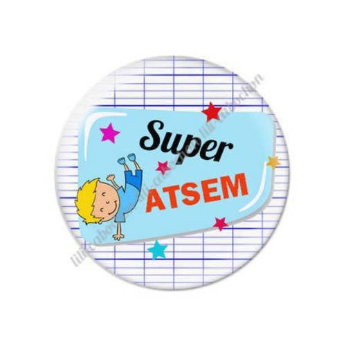 Cabochon résine a coller 25 mm pour atsem s25 