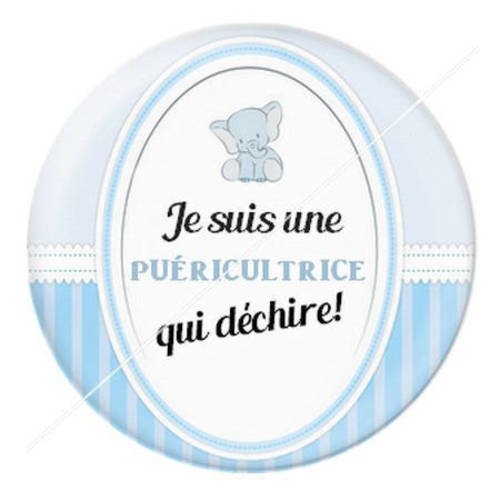 Cabochon résine a coller 25 mm puéricultrice 21 