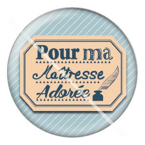 Cabochon résine a coller 25 mm pour maître a7 