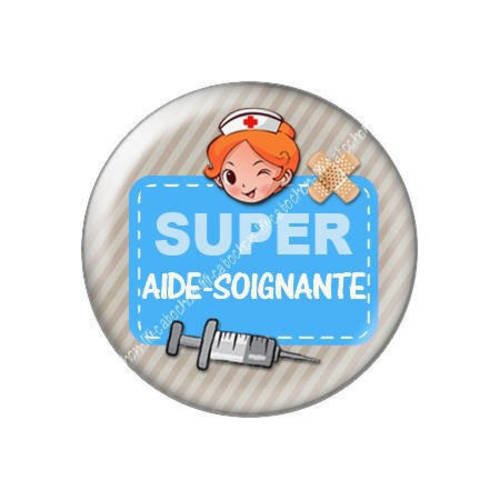Cabochon résine a coller 25 mm super aide soignante j1 