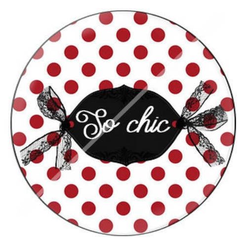 Cabochon résine a coller 25 mm femme mode mam'zelle 10 