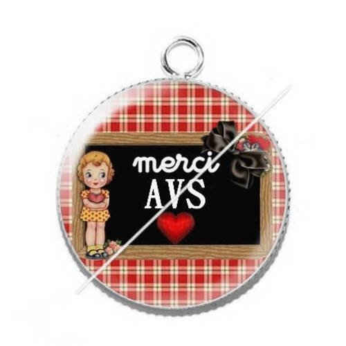 Cabochon résine a coller 25 mm pour avs c10 